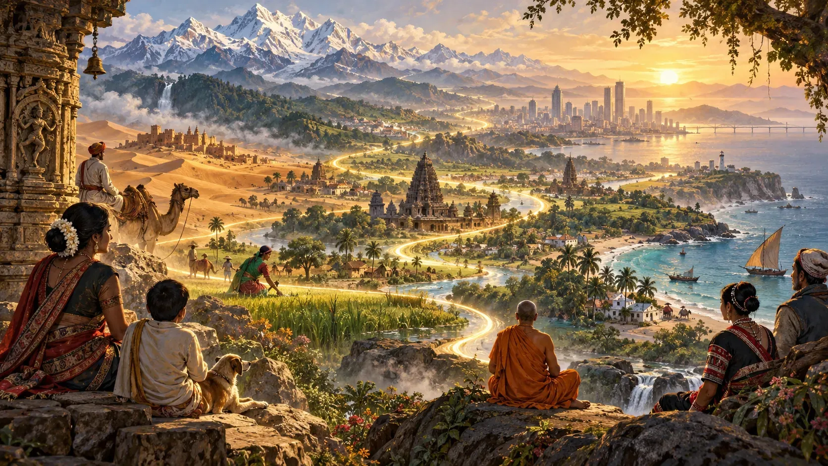 India’s landscapes, communities and traditions joined by a single luminous thread
