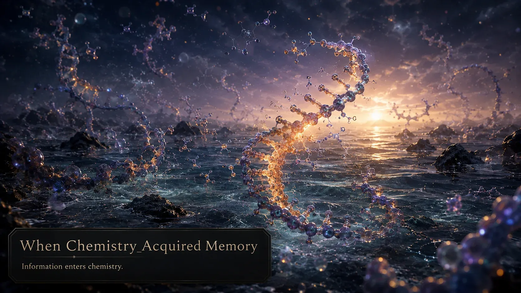 When Chemistry Acquired Memory