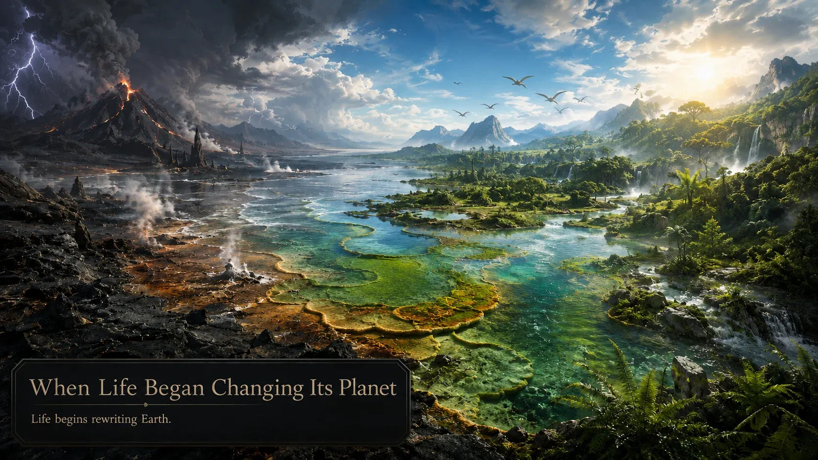 When Life Began Changing Its Planet