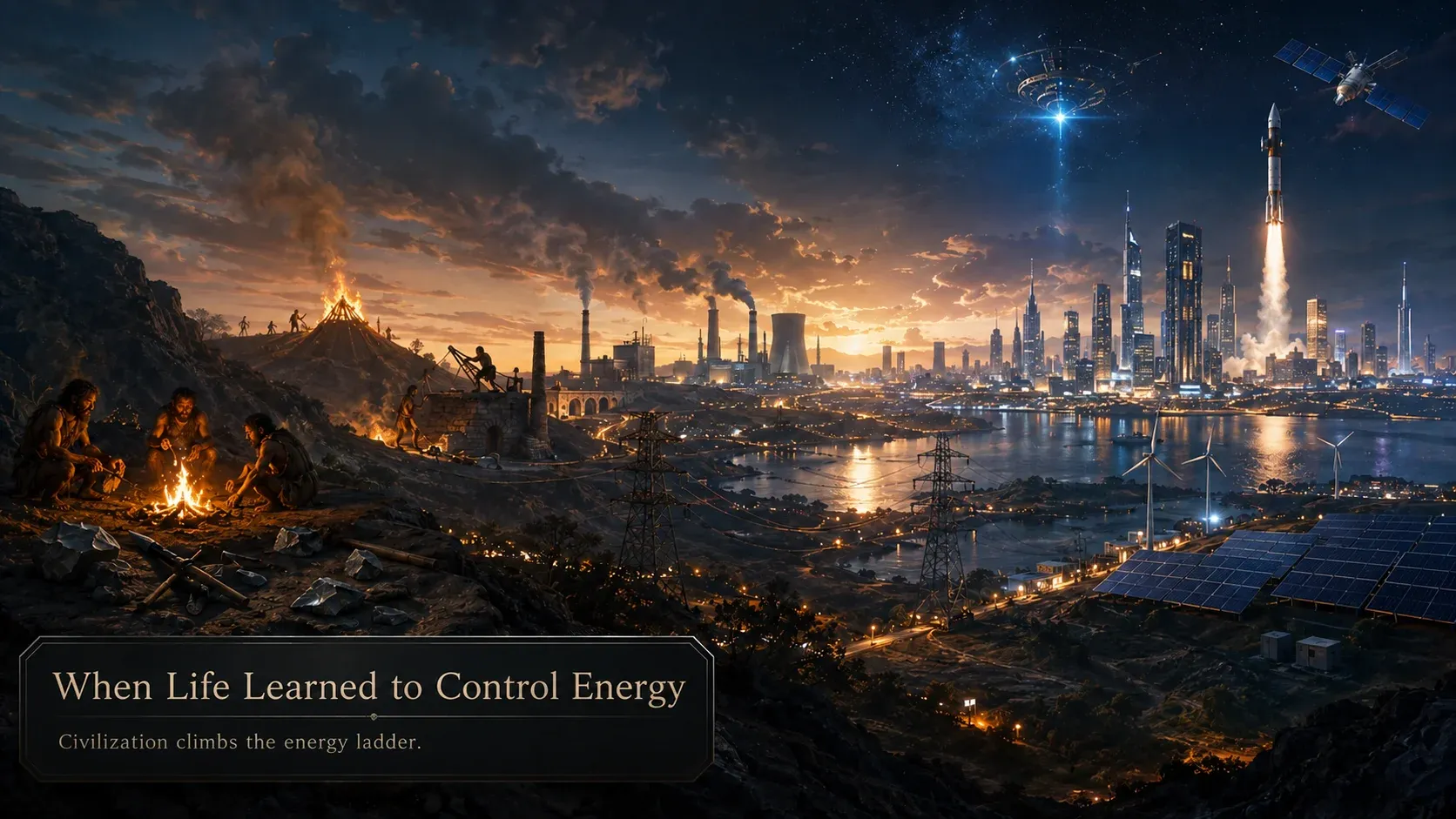 When Life Learned to Control Energy