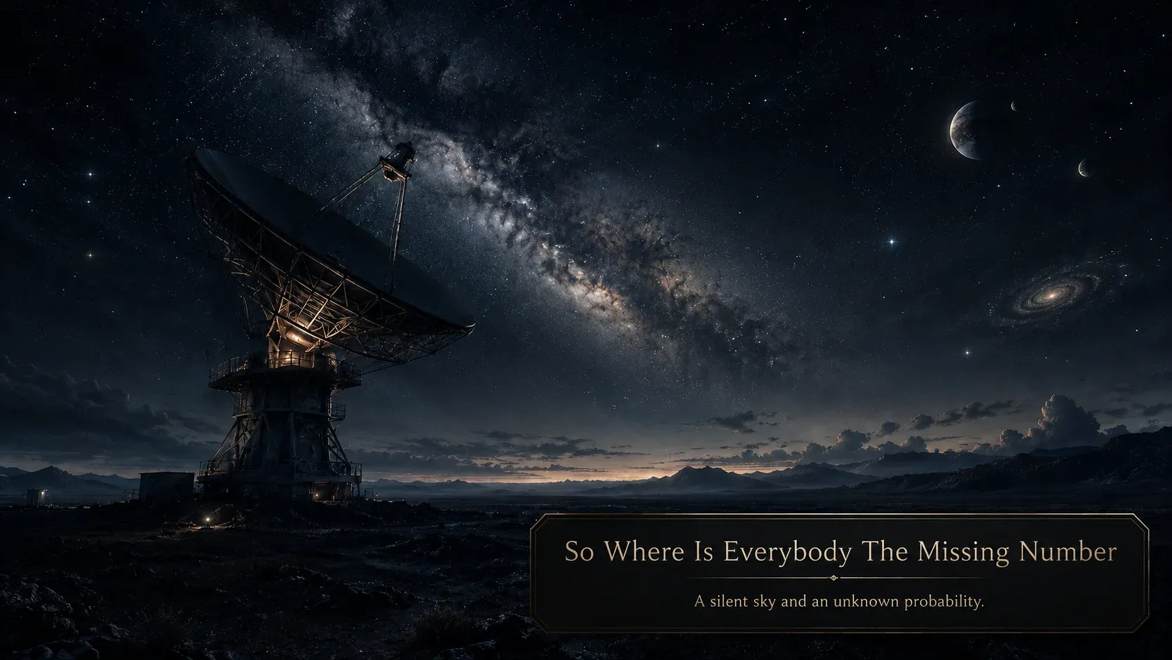 So Where Is Everybody? The Missing Number