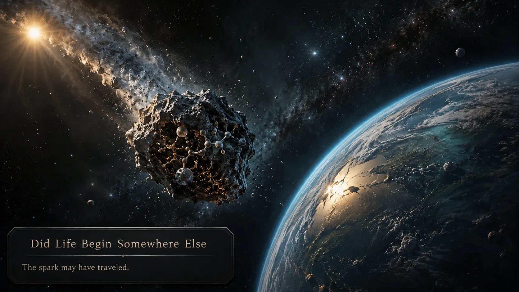 Did Life Begin Somewhere Else?